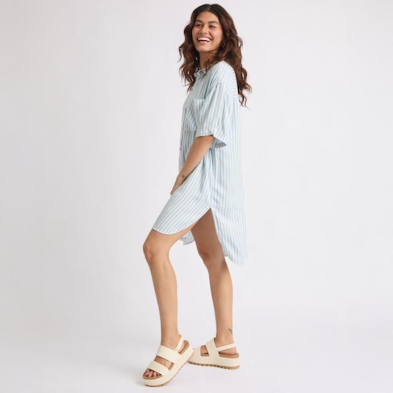 Ollie Striped Shirt Dress - Image 3