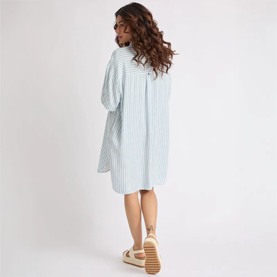 Ollie Striped Shirt Dress - Image 4