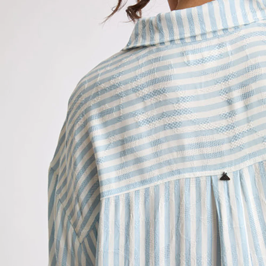 Ollie Striped Shirt Dress - Image 5