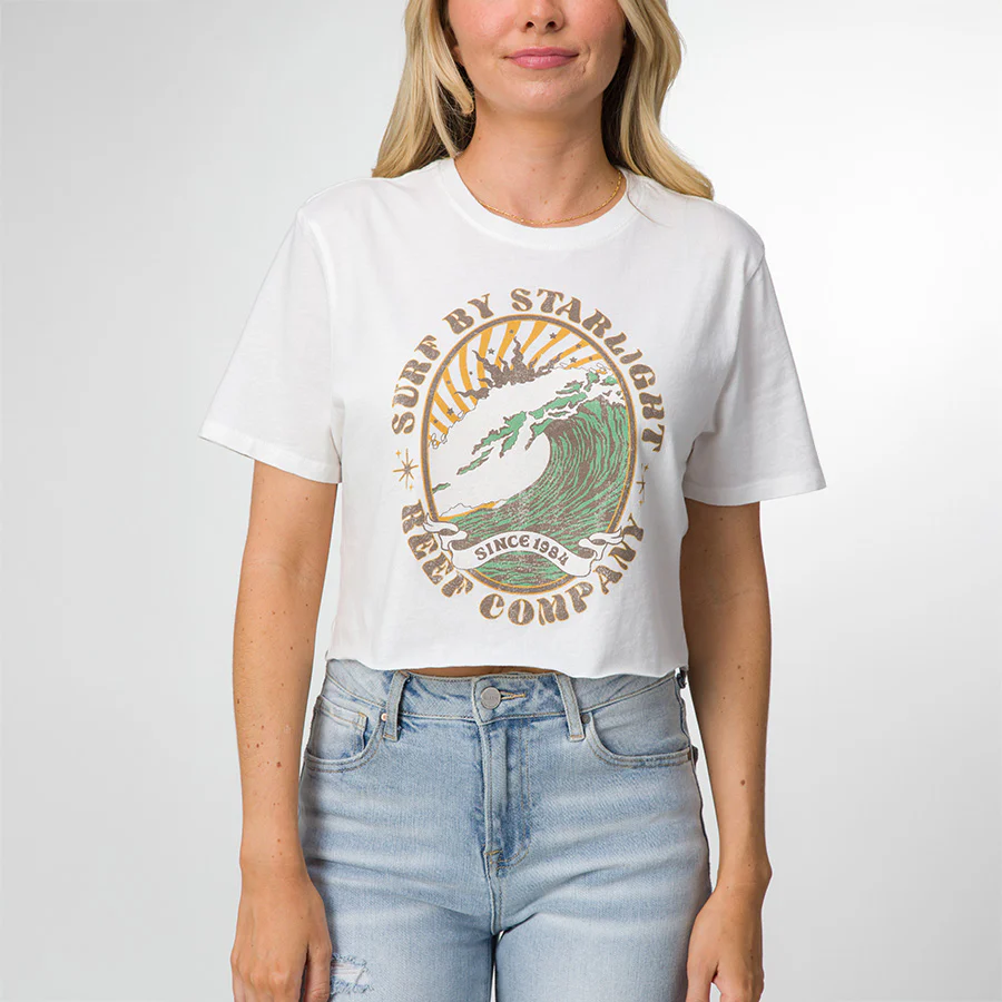 Night Surf Crop Crew Tee - Image 1