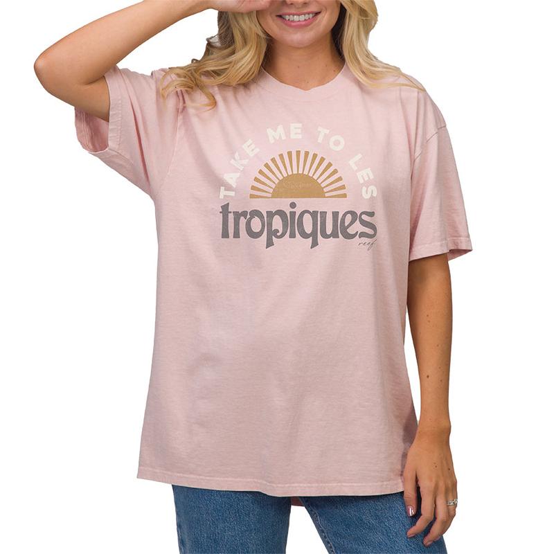 Les Tropiques Boyfriend Tee - Image 1